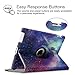 Newraturner Case for iPad 2/3/4 - 360 Rotating Stand Smart Case with Auto Wake/Sleep for iPad 4, 3 & 2