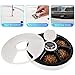 Pet Automatic Feeder for Cats Dogs, Timed Food Dispenser 6 Meal Trays Dry Wet with Voice Remind,LCD Smart Programmable Self Container Digital Clock Portion Control (black1)thumb 3