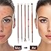 5pcs Blackhead Removal Kit With Instructions, Portable Case Blemish Acne Pimple Comedone Extractor Tool, ASIMOON Blackhead Remover Tool for Face Nose, Get Rid of Facial Problem