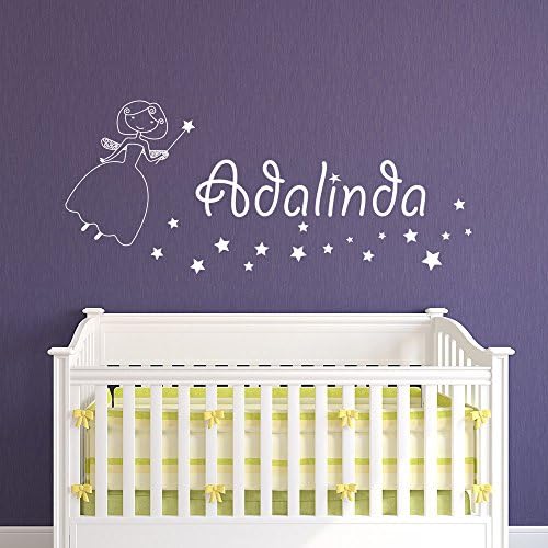 Personalized Name Wall Decals Fairy Tail Decal Vinyl Stickers For Kids Nursery Room Girl Bedroom Window Home Art Decor AR3