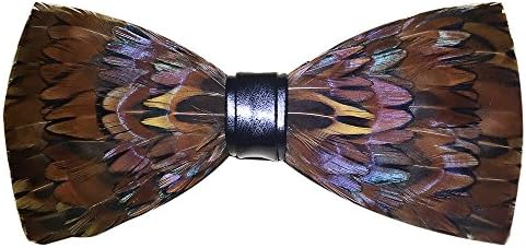 Soultopxin Adult Feather Wedding Handmade Bow Tie Male Mariage Necktie