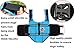 VIVAGLORY Rip Stop Dog Life Vest, Swimming Vest with Handle, Buoyancy for Doggy Puppy, Dog Life Jacket for Swimming & Boating, XS, Blue