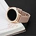 YiJYi Compatible with Samsung Galaxy Watch 42mm/Active 2 40mm 44mm/Galaxy Watch 3 41mm Watch Bands, 20mm Soft Silicone Strap Sports Replacement Wristband for Women Men.