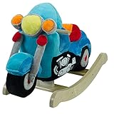 Rockabye Lil' Biker Motorcycle Rocker, One Size
