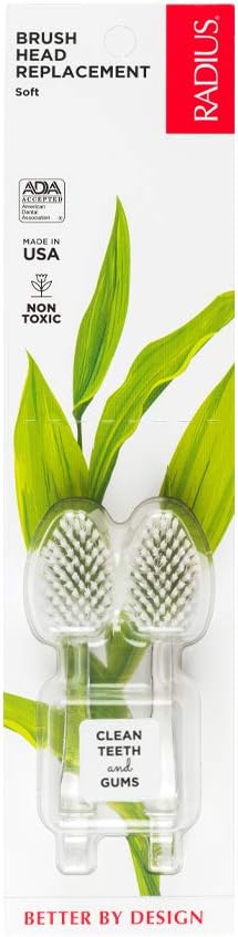 Radius Replacement Heads Soft 2 Pack