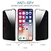 Intermerge Privacy Screen Protector for iPhone Xs X 11 pro, Premium 3D Curved Full Coverage Anti-Spy Tempered Glass Screen Protector for Apple iPhone X 2017 Xs 2018 11 Pro 2019, 5.8inch