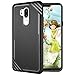 LG G7 Case, LG G7 ThinQ Case, GSDCB Air Cushion Shockproof Phone Protective Case with Soft Flexible TPU Cover Ultra Thin Slim Fit Non Slip Anti Scratch for Women Men Girls Kids Boys (Black)