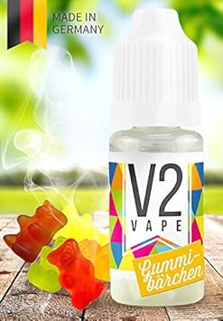 V2 Vape E-Liquid Gummibärchen - Luxury Liquid für E-Zigarette und E-Shisha Made in Germany aus natürlichen Zutaten 10ml 0mg n