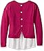 Speechless Girls' Hachi Button Back Hi Lo Hem Top