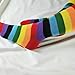 Oksale Women Rainbow Winter Warm Cable Long Boot Socks Over Knee Thigh High Stockings (Multicolor)