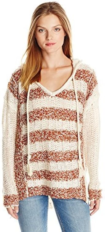 striped hooded sweater