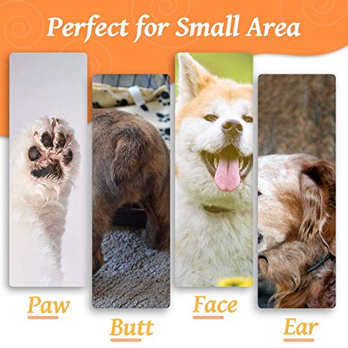 Dog Grooming Clipper, Cat Clipper Pet Hair Trimmer, Rechargeable Wireless Design Low Noise Electric for Hair Around Face, Eyes, Ears, Paw, Rump - Thumbnail 3