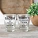 Groomsmen Gifts Groom's Drinking Team Shot Glasses - Pack of 6 Groom's Drinking Team Member + 1 Groom's Drinking Team Captain - 1.5 oz - Bachelor Party Favors