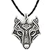 TTKP Norse Vikings Pendant Necklace Norse Wolf Head Necklace Original Animal Jewelry Wolf Head hange