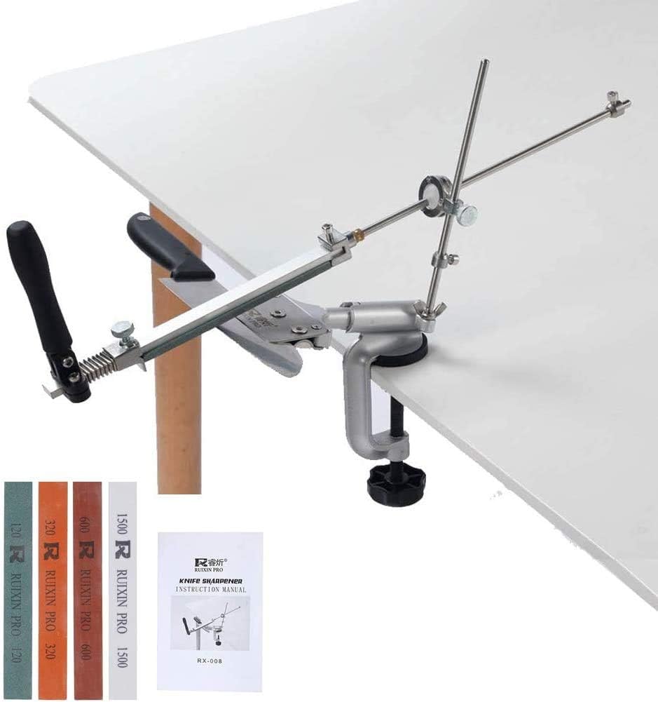 Professional FixedAngle Knife Sharpening Kit Tool ,RuiXin Pro Stainless Steel Sharpener System