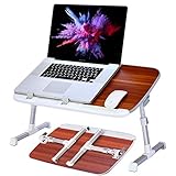 Large Laptop Stand for Office, Laptop Table for Bed - Use it as a Computer Holder, Portable Breakfast Tray for Couch or Cozy Desk on The Sofa