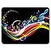 Meffort Inc Standard 9.5 x 7.9 Inch Mouse Pad - Rainbow Music Note