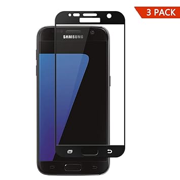 Aiusmcbsy Schutzfolie für Samsung Galaxy S7, 3 Stück Panzerglas Displayschutzfolie S7, Displayschutzfolie Displayschutz Scree