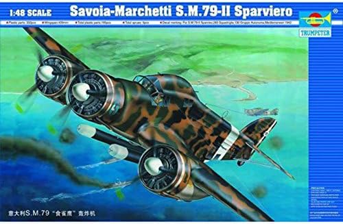 Trumpeter 1/48 02817 Savoia-Marchetti S.M.79-II Sparviero