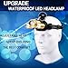 Wsky Brightest 6000 LM  LED Headlamp Flashlight - Upgraded Telescopic Focusing System - 3 CREE XML T6 Lampwick - Best for Camping Biking Hunting Fishing Outdoor