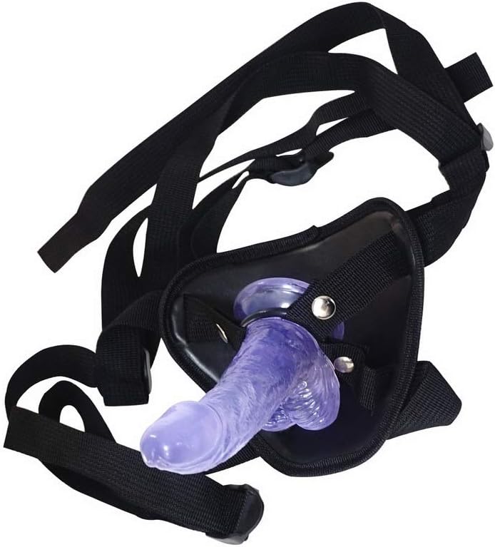 Strǎp ǒn fǒr Lěsbìǎn, Blue Secret Box Wand Beginner Smooth Waterproof Health Huge Material Gifts Medical-Grade Handheld Suction for 6 inch Pvc + 3 Ring Leather Pants