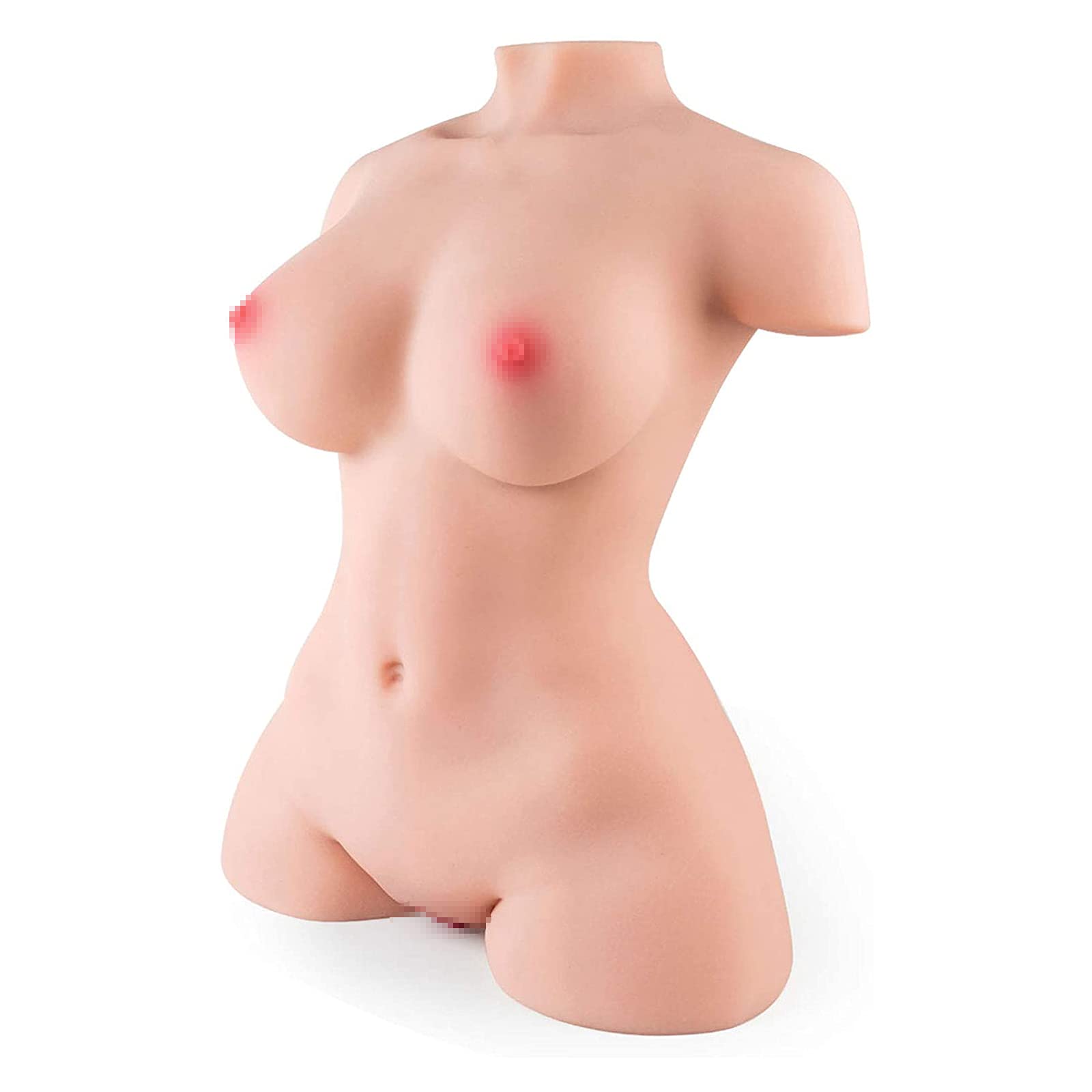 17 LB Torso Sex Doll Masturbator with Big Boobs Tight Vaginal & Anal for Men Masturbation, PALOQUETH 3 in 1 Realistic Life-Sized Pussy Ass Adult Sex Toy for Men Orgasm