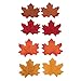 Sun Goodtimes Package of Approximately 200 Assorted Rich Fall Colored Silk Maple Leaves for Weddings, Events and Decorating