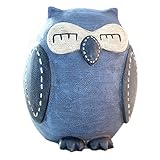 Eastyle Owl Child Piggy Bank for Kids Money Bank Toy Savings/Coin/Money Box Creative Cute Wedding Birthday Gift Blue
