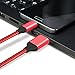 USB Type C Cable 3ft Fast Charger Nylon Braided Quick Charge USB-C 2.0 Cord for Nextbit Robin, ZTE Zmax Pro, LG V30 V20 G6 G5, Nexus 6P 5X, Google Pixel,Samsung Galaxy S8 Note 8 - Red
