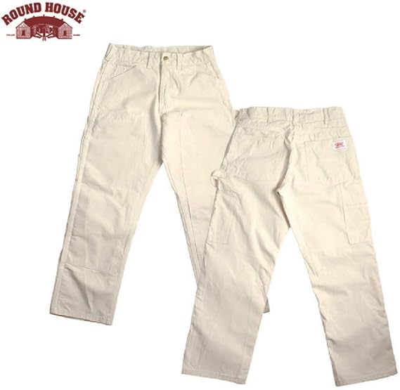 Amazon ラウンドハウス ワークパンツ メンズ パンツ ストレート 1101 ロングパンツ 通販