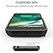iPhone 7 Plus Battery Case, Foxin 8000 mAh Extended Battery Charger Case Rechargeable Power Bank Battery Charging Case for iPhone 7 Plus/6 Plus/6S Plus(5.5 inch) (Matte Black)