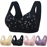 420 ATTRACTANT Daisy Bras for Older Women, 2025 Upgraded Daisy Bra for Seniors Front Closure, No Underwire Comfortable Bra