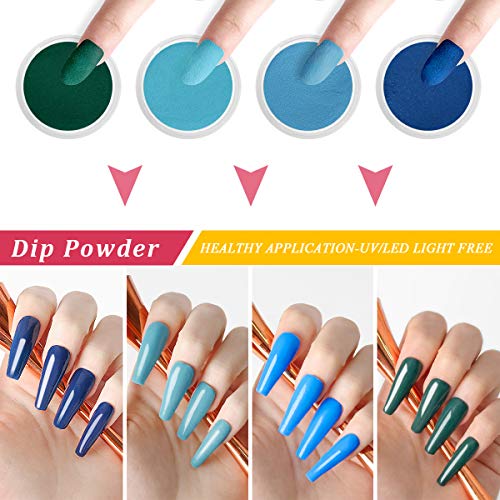 Lavender Violets Dip Powder Nail Color Kit 0.5 oz/bot. Large Capacity