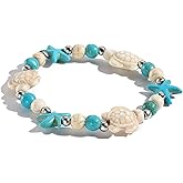 Coadipress Turtle Starfish Bracelet Anklet for Women - Boho Blue Turtle Anklet String Bracelet - Summer Beach Collection Jewelry