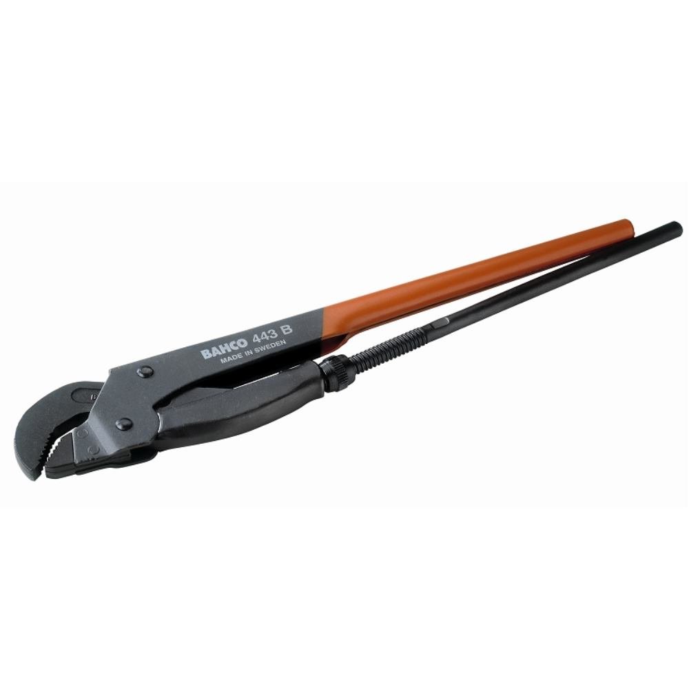 Bahco 442 B Corner Pipe Wrench, Black/Orange, 45 Degree 320 mm