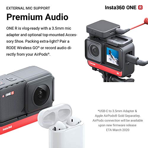 HOT Rode Wireless Insta 360 One R Mic External Mic Insta360