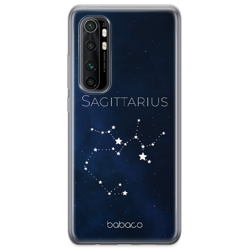 Babaco ERT GROUP mobile phone case for Xiaomi MI NOTE 10 Lite original and officially Licensed pattern Zodiac Constellation 009 optimally adapted to the shape of the mobile phone, case made of TPU