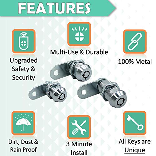 LATCH.IT 5/8” RV Storage Locks 2Pack RV Compartment Locks Utility