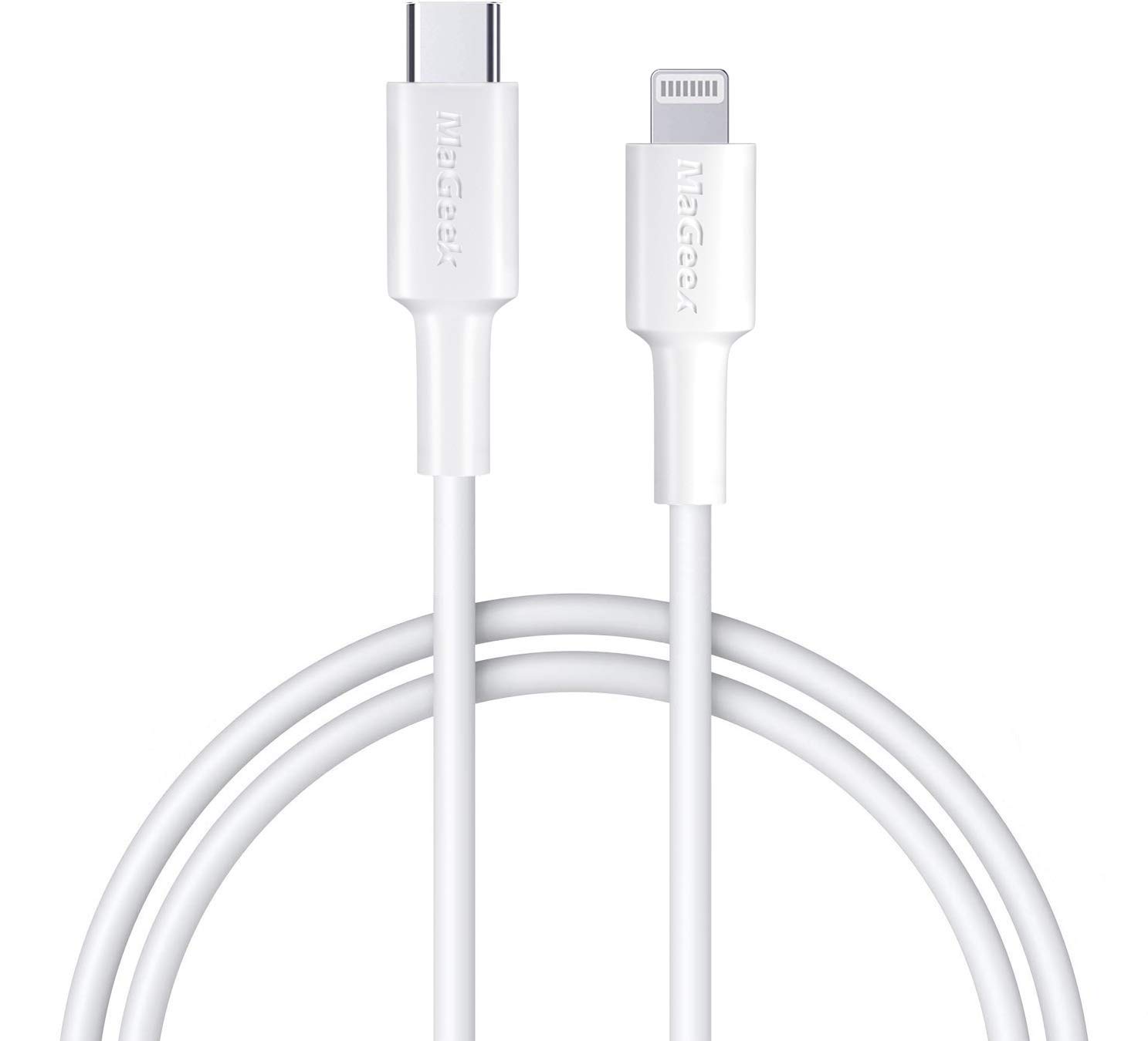 MaGeek USB C to Lightning Cable 1m, [Apple MFi Certified] 1.0 Meter PD Fast iPhone Charger Cable for iPhone 14/13/12/11/X/XS/8 Plus, iPad, Supports USB Power Delivery (PD)