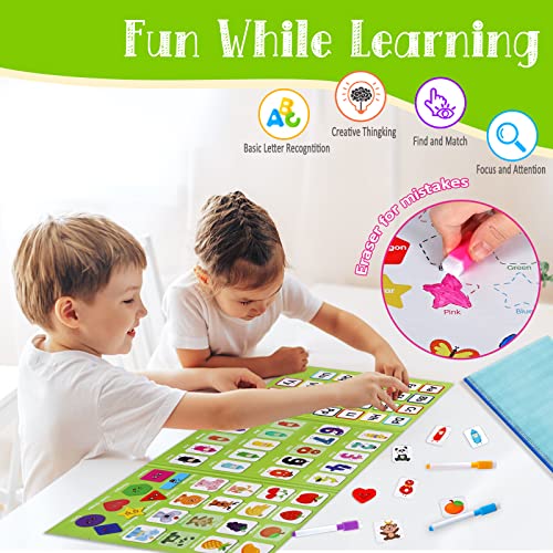 Martiount Montessori Book Quiet Book for Kids Busy Book Travel