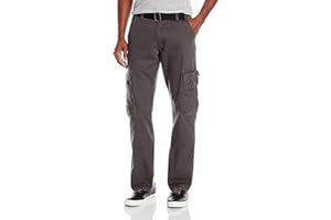 Wrangler Authentics Men's Premium Relaxed Fit Straight Leg Cargo Pant