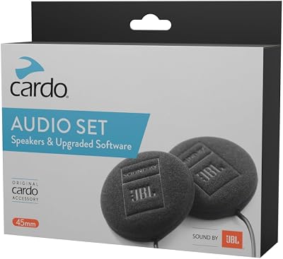 Cardo Speaker Audio Set 45 mm for FREECOM PACKTALK 3.5 mm Jack JBL DSP