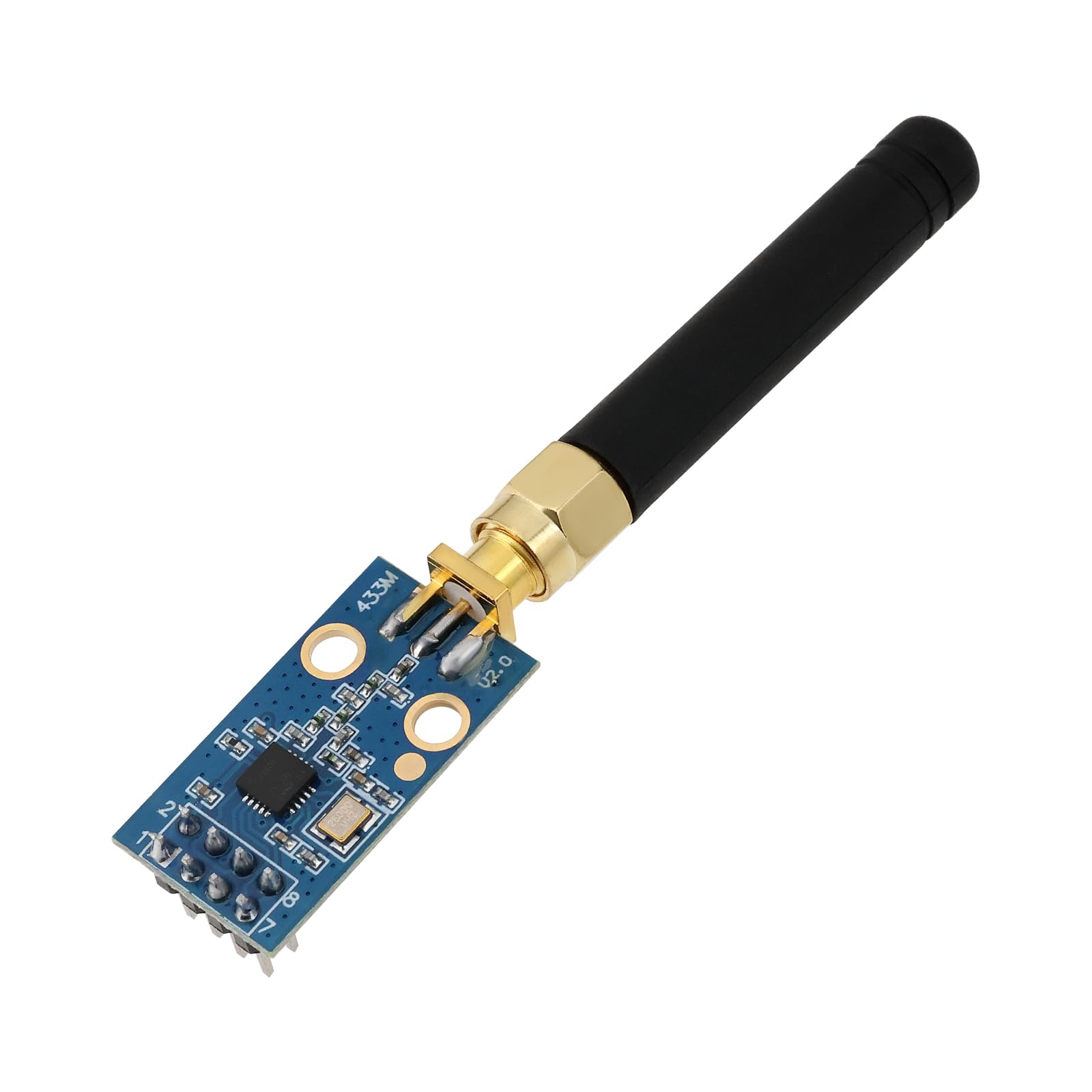 ECSiNG 1Pc CC1101 Wireless RF Transceiver Module with SMA Antenna Rod Wireless Module Compatible with Arduinos 315/433/868/915 MHZ