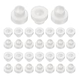 uxcell 60pcs Flanged Sleeve Bearings Plastic