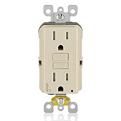 Leviton Dual-Function AFCI/GFCI Outlet, 15