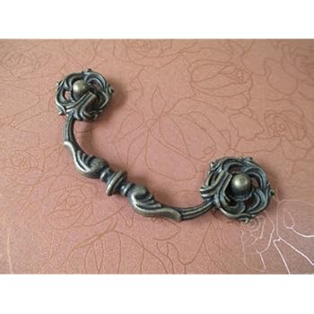 4.5" Bail Dresser Drawer Pulls Kitchen Handle Antique Bronze Vintage Look 115 mm - - Amazon.com