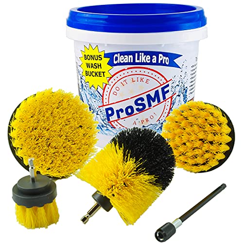 ProSMF Drill Brush Set Scrub Brush for Drill Drill Scrubber Brush