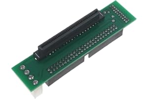 Micro Cables SCSI SCA 80-Pin to 50-Pin Female SCSI II/III LVD-SE Adapter SCSI 80pin-50pin Card Scsi 80 Pin Adapter
