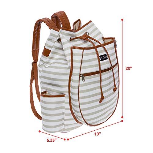 lish tennis backpack
