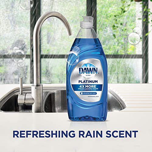 DAWN PLATINUM DISHWASHING LIQUID DISH SOAP, REFRESHING RAIN SCENT, 24 FL OZ